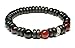 Unisex/Mens Gemstone Bracelet to help ease Depression, Anxiety, Stress with Carnelian, Garnet, Bloodstone, Black Onyx, Citrine, Positive Crystal Energy, Holistic Jewelry
