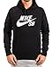 Nike SB Icon Men's Hoodie (Black/White, Medium)