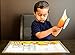 Disposable Placemats for Kids Babies Children Toddlers- 50 Count 4 Adhesive Sticky Sides Construction Party Supplies