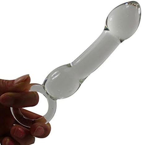 Female Glass massager Toys - Super Smooth Personal Body Massager. Handheld Glass Wand Toys for Women