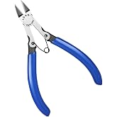 IGAN-330 Flush Cutters, Precision Wire Cutter, Flush Pliers, Wire Snips, Electrical Cutters, Sprue, Side &amp; Small Wire Nippers, Diagonal Cut Snips, Ideal for Electronics &amp; Precision Cutting Needs