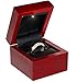 Geff House Cherry Wood Style Plastic Ring Box With Light