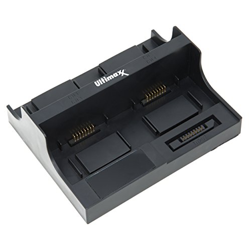 Ultimaxx DJI Mavic Air Accessories, 4 in 1 Rapid Battery Smart Charger Doc Multi Battery Intelligent Charging Hub with Charge Indicator LCD Display