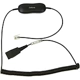 Jabra GN1216 SmartCord - Coiled Headset Cable for Avaya Deskphones