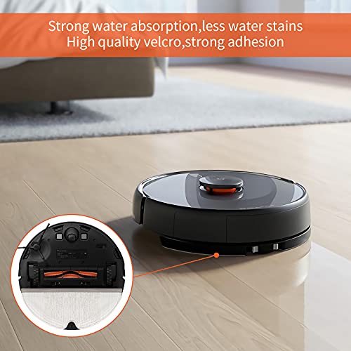 Vecukty Ricambi Kit per Roborock S50 S55 S6 S5 Max Mijia Robot, Accessori con 1 Spazzola Principale, 4 Spazzole Laterali, 4 Filtri HEPA e 2 Mop