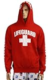 Lifeguard Hoodie Life Guard Sweatshirt Red