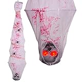 5.8ft Halloween Cocoon Corpse, Scary Foldable Mummy