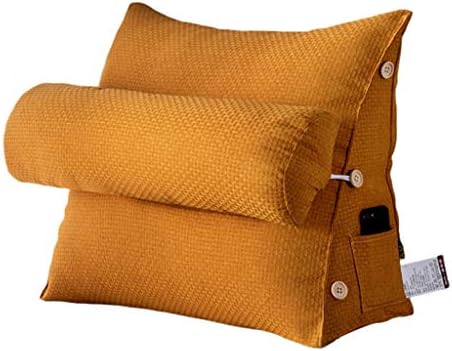 Memory Foam Pillow Linen Breathable Triangle Back Office Waist
