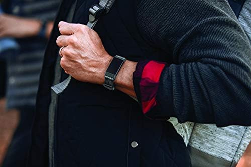 fitbit charcoal woven band