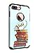 EDEALSAVING Compatible with iPhone 8 Plus / 7 Plus Case 2-Piece Armor Case with Flexible Shock Absorption Case & Harry Owl with Books Design Cover for iPhone 8 Plus/7 Plus, iPhone 6 PLUS/6S Plus