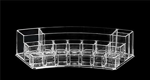 2015 New Acrylic Makeup Train Cases Jewelry and Cosmetic Storage Display Boxes with Grid for Christmas Gift (Shipments From US)1115031066