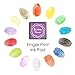 GooMart 20 Colors Rainbow Craft Finger Ink pads for Rubber Stamps Card Making