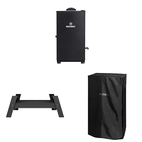 Masterbuilt MB20071117 Digital Electric Smoker, 30", Black & MB20101114