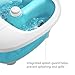 HoMedics Foot Salon Pro Footbath with Heat Boost Power | Massaging Vibration, 4 Pedicure Spa Attachments, Splash Guard | Soothe Tired Muscles, 4 Pressure Node Rollers, Built-In Storage