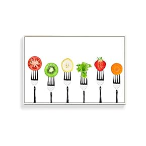 Framed Canvas Wall Art for Living Room, Bedroom Fruits Canvas Prints for Home Decoration Ready to Hanging - 16x24 inches