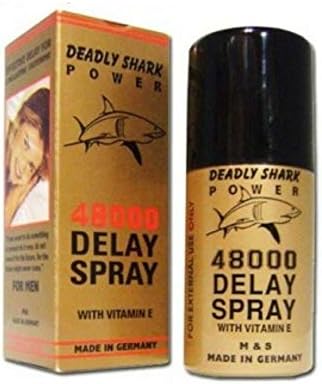 Deadly Shark Power 48000 Strong Premature Ejaculation Delay Spray Long Sex