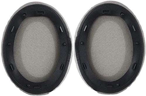 Aiivioll Replacement Ear Pads Protein PU Leather Memory Foam Compatible with Sony WH-1000XM3 Wireless Noise-Canceling Over-Ear Headphones (Silver) - Image 4