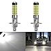 KaTur 2pcs H1 Fog Light Driving Daytime Running Lights 6000K DC 12V-24V 900 Lumens Base Super Bright 3014 78SMD Lens LED Bulbs Car Xenon White