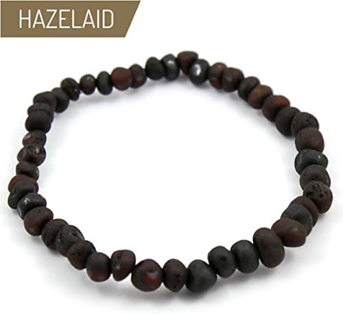 Hazelaid (TM) 7" Baltic Amber Coffee Bracelet (on elastic)