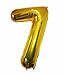 2017 Graduation Decorations by GOER,32 Inch Gold 2017 Number Foil balloons,Festival Party Supply 