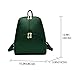 Nevenka Backpack Purse for Women Casual Shoulder Bag PU Leather Zipper Closure Adjustable Strap (Green)