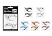 Bundle Monster 8pc Fashionable Fun Temporary Eye Tattoo Makeup Crystal Gem Glitter Liner Packs- Butterfly, Wings, Star