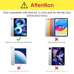 VIKESI Case for iPad Air 11 inch 2024, iPad Air 6th