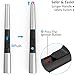 Electric Arc Lighter, Candle Lighter USB Rechargeable Lighter 10 Inch Long Flameless Windproof with Safety Switch Zinc Alloy Body, Electric Lighter for Candle Gas Stove BBQ Grill Camping Firework
