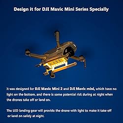 Mavic Mini 2 Light Landing Gear, Folding Landing