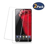 LEDitBe Essential Phone PH-1 Screen Protector,Bubble Free Ultra-Thin 9H Hardness Crystal Clear Scratch Resistant Full Coverage Tempered Glass Screen Protector for Essential PH-1 Phone (2 Pack)