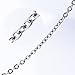 Bingcute 15ft Stainless Steel Cable Chain Link for Necklace Jewelry Making 2.5x3mm