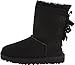 UGG Girls Bailey Bow Pull on Boot (Toddler/Little Kid/Big Kid), Black, 4 M US Big Kid