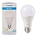 TIWIN A19 E26 LED Bulbs 100 watt Equivalent (11W),Daylight (5000K),1100lm, CRI80+, General Purpose Light Bulb, UL Listed, Pack of 3