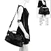 Hynes Victory Womens Luxury Hobo Handbag (Black)