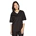 Top Performance V-Neck Grooming Smocks - Comfortable Pull-Over Nylon Tops for Professional Pet Groomers - Extra-Large, Black