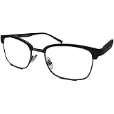 Foster Grant Reading Glasses Alden Black and Gunmetal Frames with Crystal Vision Technology +1.25 Strength