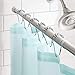 iDesign Metal Roller Shower Curtain Rings/Hooks for Standard Rods in Master, Guest, Kid's Bathroom, 1.5