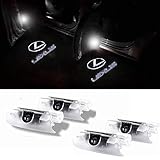 Car Door LED Light Projector Ghost Shadow Lights Welcome Lamp for Lexus RX/ES/GX/LS/LX/IS Series (4 Pack)