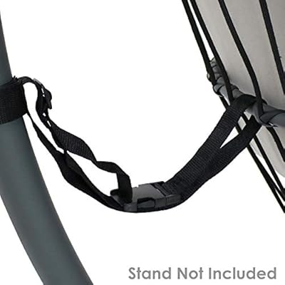 Sunnydaze Oliver Hanging Egg Chair with Seat Cushions - Bohemian Black Resin Wicker Hanging Chair with Collapsible Nylon… 41xwpzP4N3L