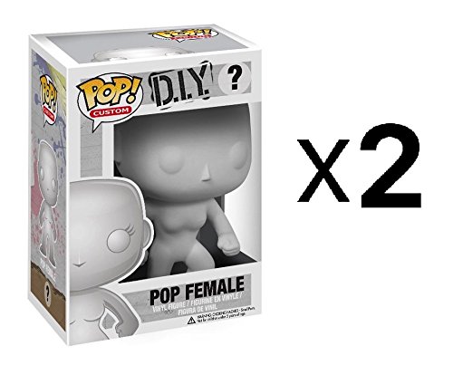 Funko Pop Custom DIY Do It Yourself Female 3942 Vinyl Action Figure Toy (2-Pack)