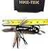 Hike-tek Swiss Style Army Pocket Knife 14 Multi Function Pocket Knife- for Every Day Use Including Outdoor, Rescue and Survival (Black)