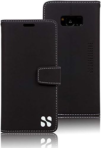 SafeSleeveAnti Radiation RFID Samsung Case: Samsung Galaxy Note 8 ELF & RF Blocking Identity Theft Protection Wallet (Black)