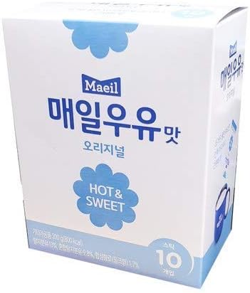 Maeil Original Milk Flavored Stick Powder Hot & Sweet 10 Sticks