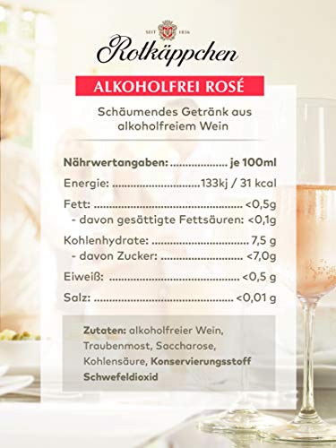 Rotkäppchen Sekt Rosé Alkoholfrei (6 x 0.75 l) – Bild 8