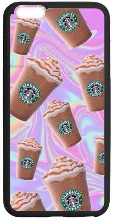 Eiwa Starbucks Emoji Custom Case For Iphone 6/6S Plus 5.5" Skin Protector Tpu Hard Case (Laser Technology)