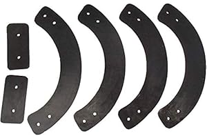 Huarntwo 753-04472,735-04032, 735-04033 Replacement Rubber Paddle Set for MTD Snowblower