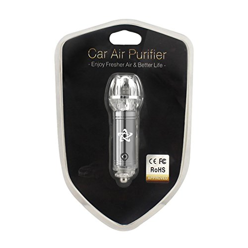 Car Air Ionizer, Freshener, Purifier, Air Cleaner. Remove Smoke, Dust