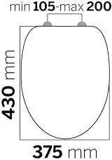 Tiger Douglas Toilet Seat MDF Walnut Soft Close Quiet Safe Easy Clean view 2