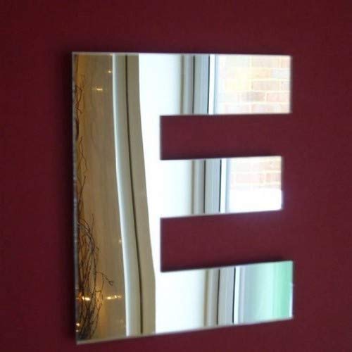 Upper Case Letter E Mirror 30cm