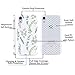 Dimaka iPhone XR Case for Girls Cute,Protective Heavy Two-Tier Shockproof with Soft TPU Inside High Impact Cases for iPhone XR(Green Leaf)